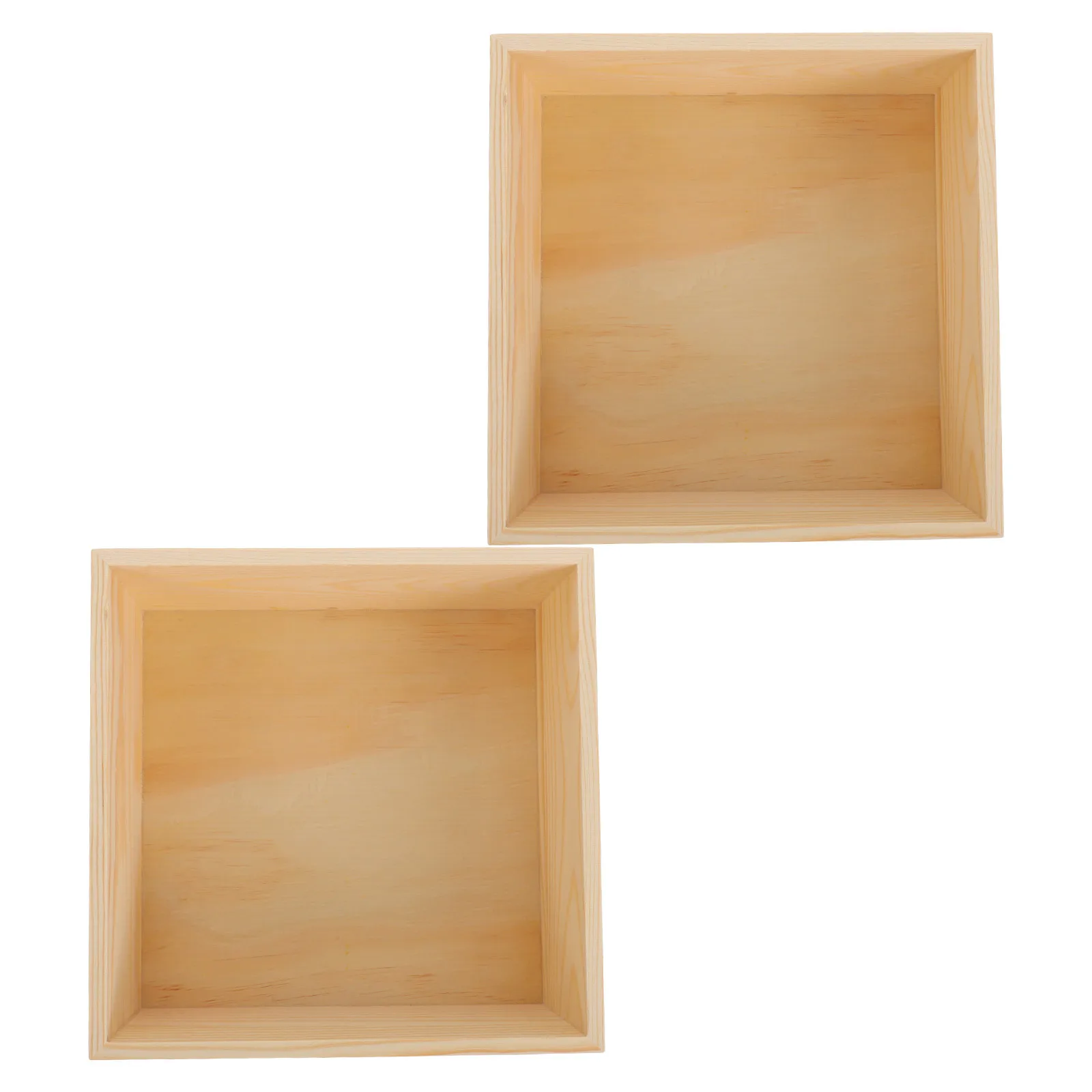 

No Cover Wooden Sturdy Material Multifunctional Desktop Organizer Candy Container Wooden Storage Box Jewelery Case Coin