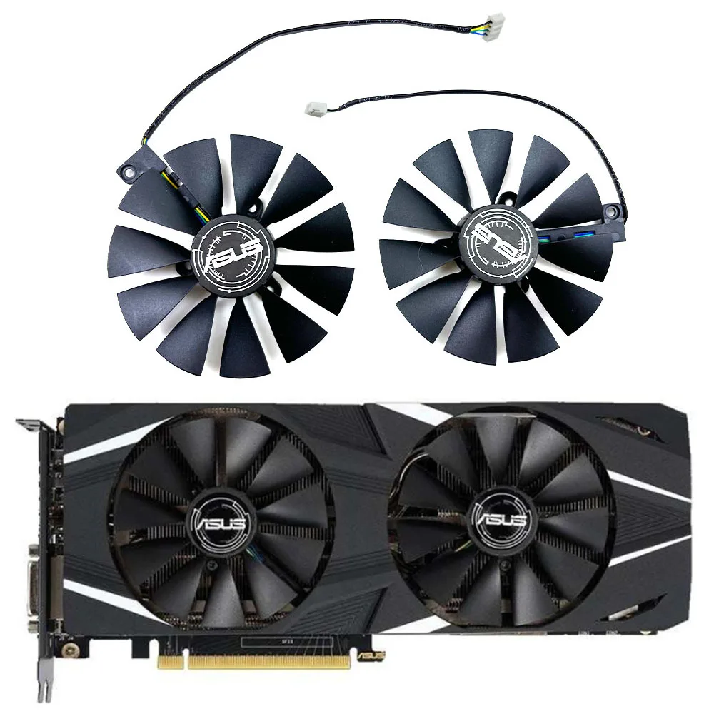 T129215SH FDC10U12S9-C New ASUS 4PIN 87mm DUAL-RTX 2060-A6G    RTX 2060 2070 2080 GPU graphics card cooling fan