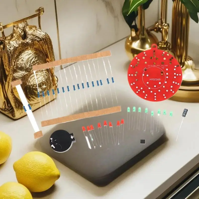 Kit di saldatura modulo timer NE555 – Pratica assemblaggio con LED lampeggianti bicolore - Progettato per compatibilità Arduino