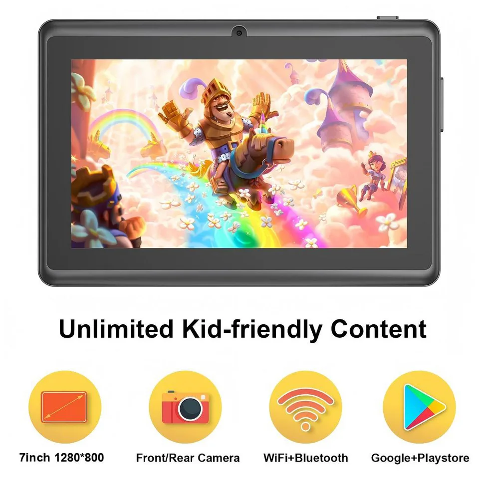 BDF-Q8 新型7インチタブレット Android 13、RAM 4GB ROM 64GB、最大1TB