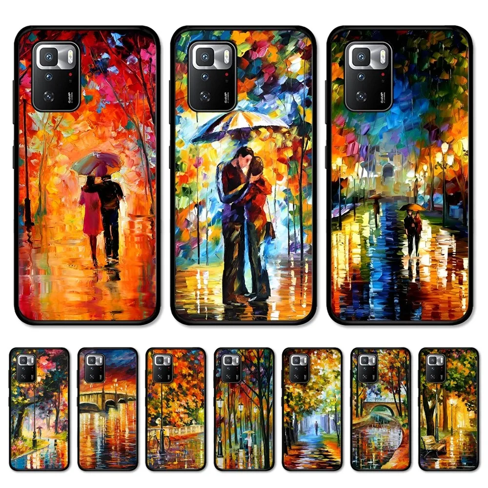 L-Leonid A-Afremov Oil Painting Phone Case For Redmi 5 6 7 8 9 10 plus pro 6 7 8 9 A GO K20 K30 K40 pro plus F3 Fundas