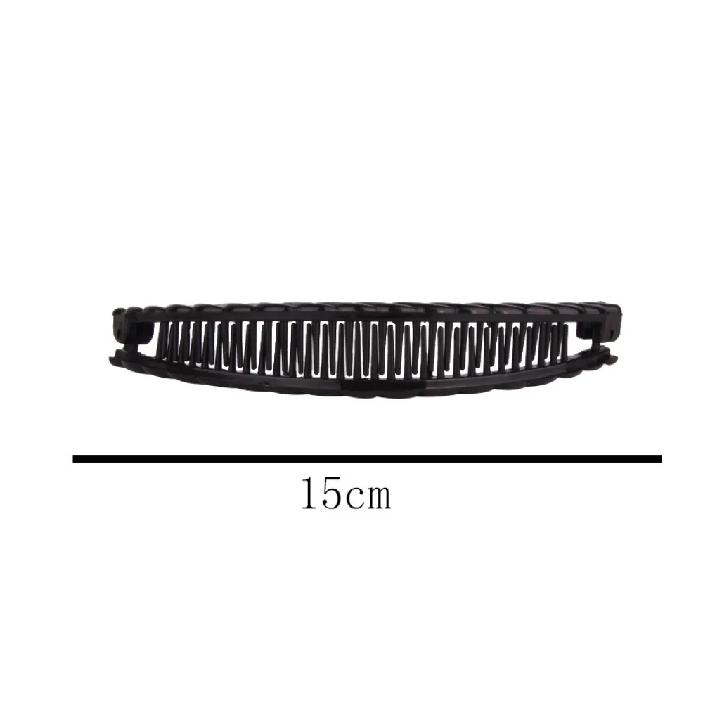 3Pcs Solid Color Vintage Banana Hair Clip for Women Girls Wave Comb Hairpin Hair Style Tool Fashion Practical Hair Accessories view 6