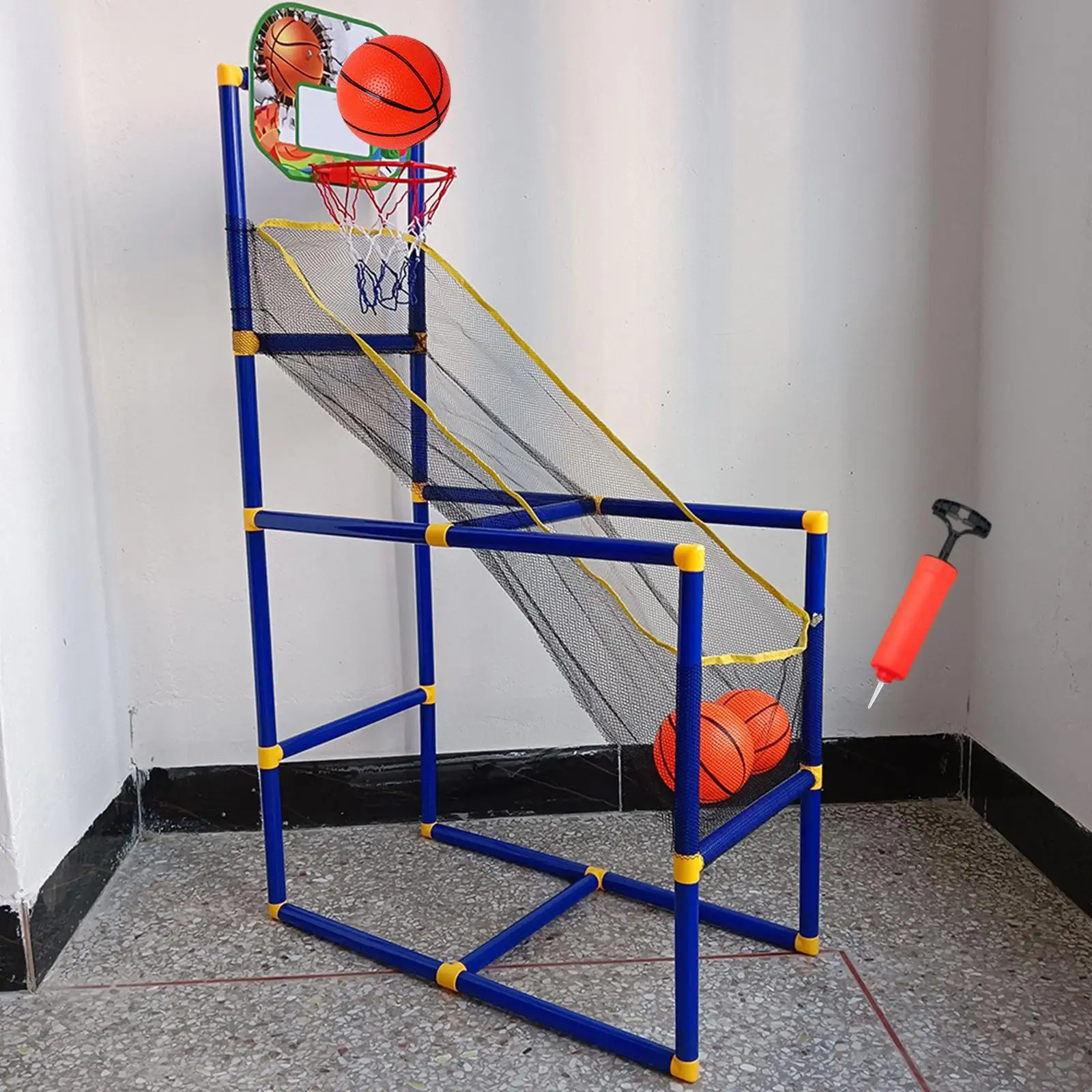 Arcade Basketball Game Set Adjustable Heights for Age 3 4 5 6 7 8 Years Yard Machine and 3 Balls