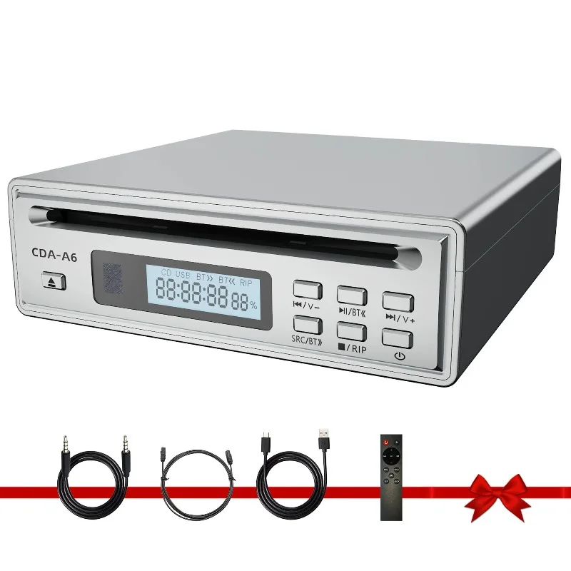 Professional CDA-A6 Track Capture Machine One Click Track Capture WAV Bidirectional Bluetooth Player Fiber AUX Output