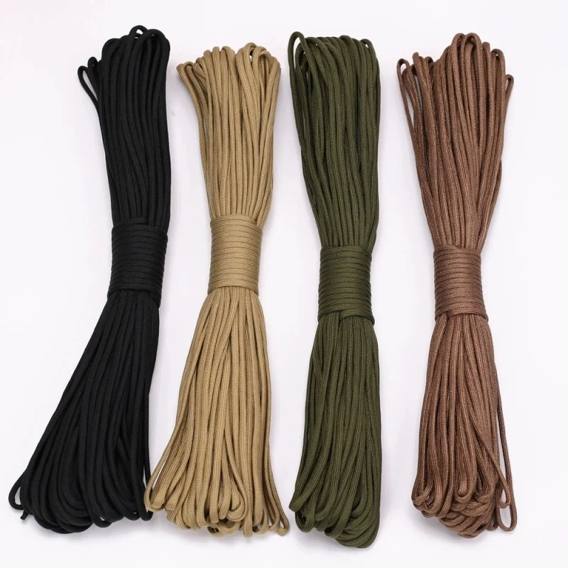 Lenght 31M 9‑Core Paracord Rope, Outdoor Survival Braided Cord for Camping, Hiking, Tent Accessory, Traction & Binding Rope