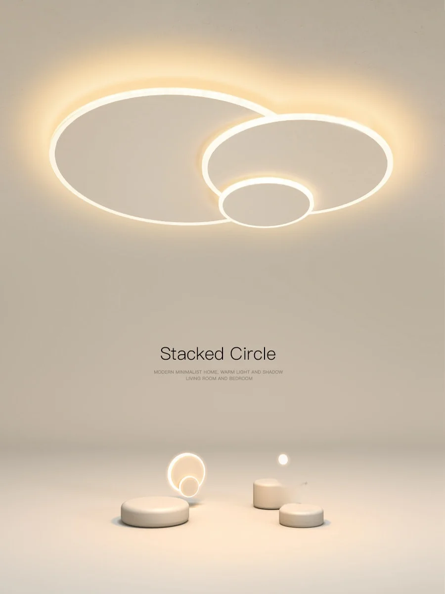Modern Minimalist Led Ceiling Light For Home Decoration Living Room Bedroom Dining Room Infinite Dimming Lighting Fixtures