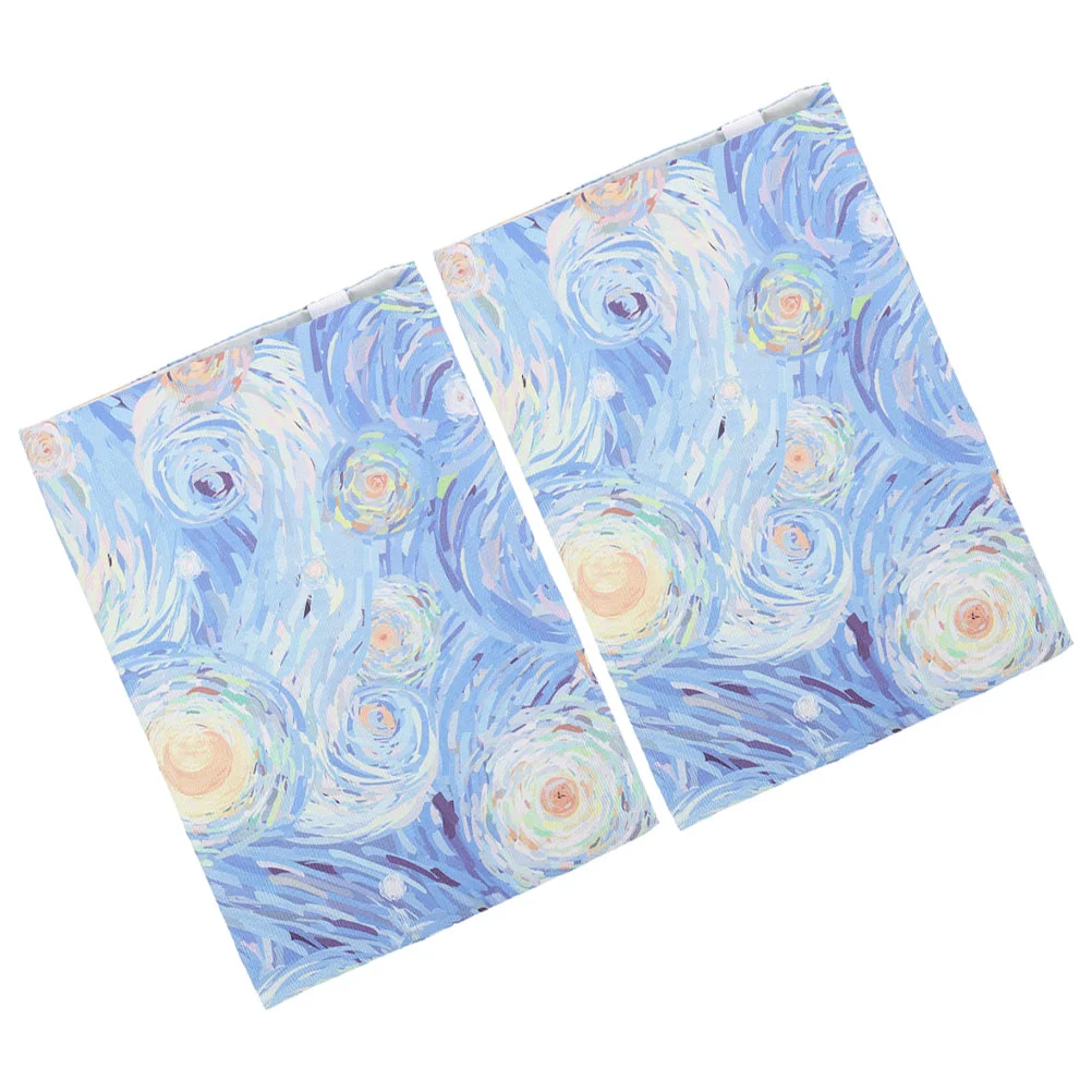 Cubierta de libro, cubiertas creativas, accesorios para amantes, tela protectora de encuadernación hecha a sí misma, 2 uds.
