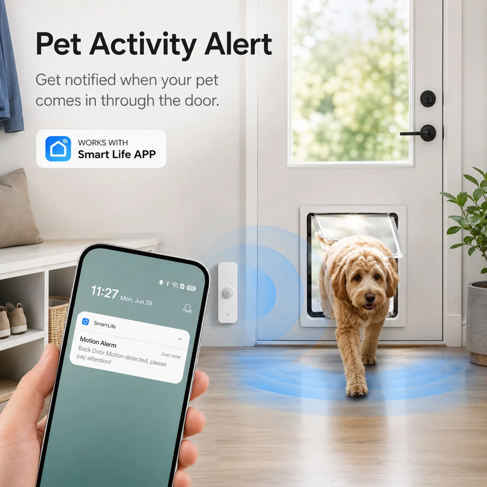 Tuya Zigbee WiFi PIR Motion Sensor Smart Home Infrared Human Body Detector Security Alarm Works with Alexa Google