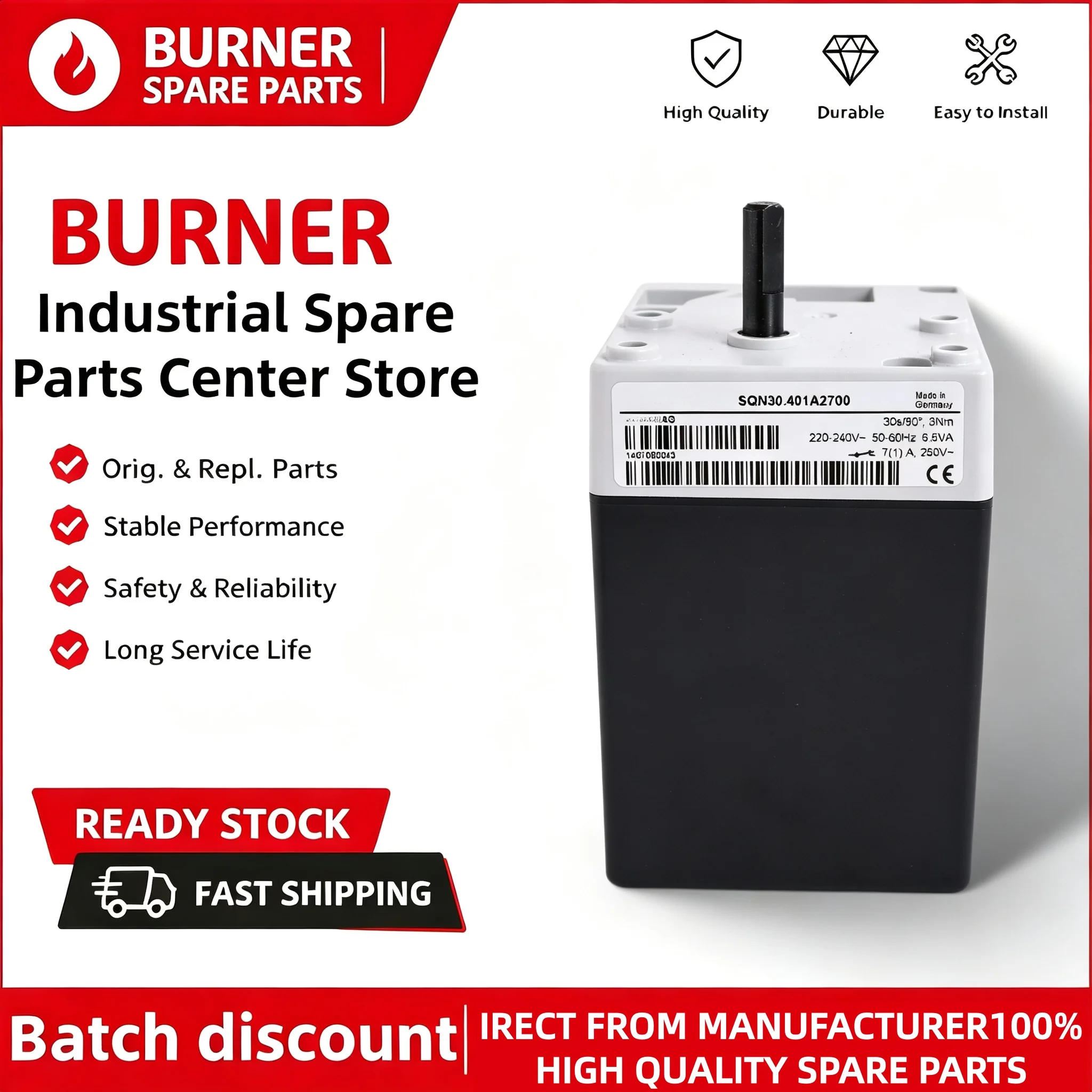 SQN30.111A2700 SQN30.121A2700 SQN30.401A2700 SQN30.402A2700 Gas Oil Burner Industrial Boiler Heating Furnace