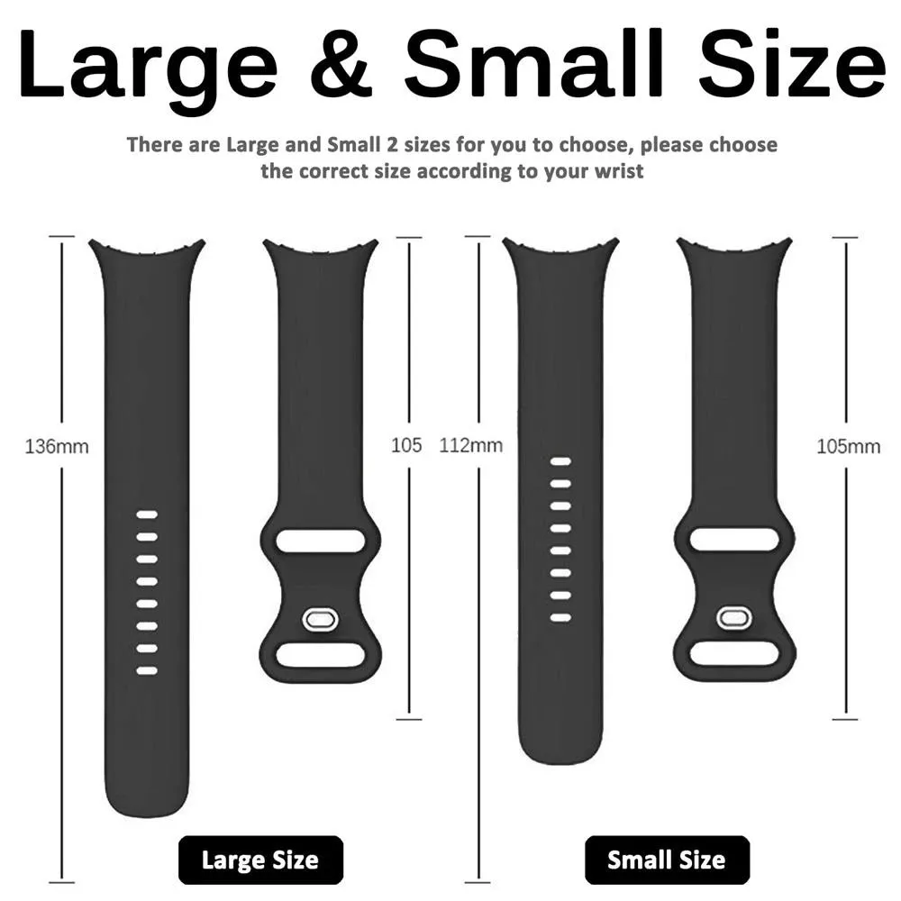 Silicone per Google Pixel Watch 3 2 1 cinturino di ricambio cinturino sportivo cinturino smart watch correa per Google Pixel Watch 3 2 band