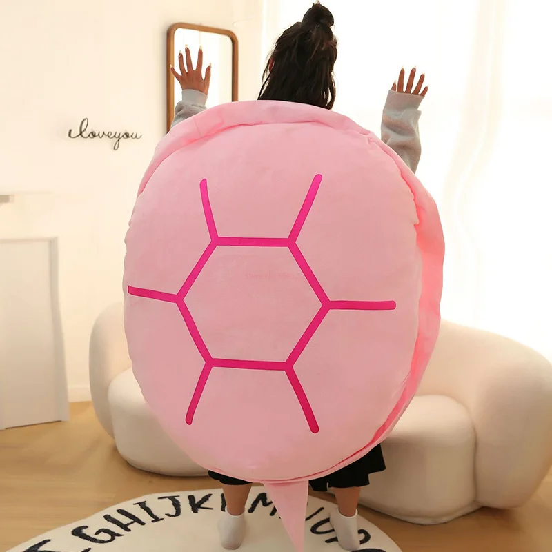 

100cm Shell Plush Funny Turtle Shell Plush Toy Children Sleeping Bag Stuffed Soft Tortoise Pillow Cushion Hot Sale Creative Gift