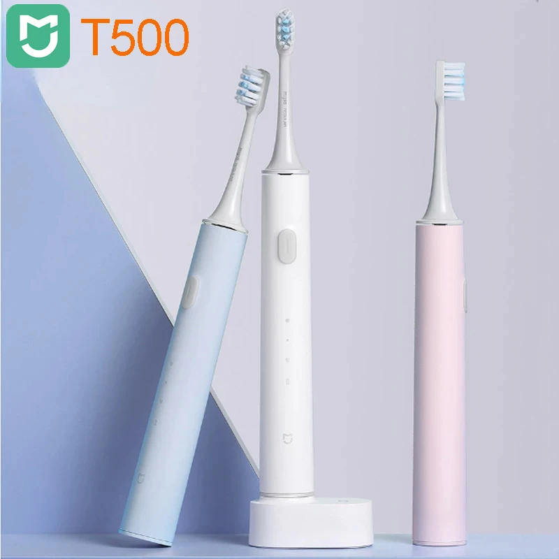 MIJIA T500 T300 Electric Toothbrush Smart Sonic Brush Ultrasonic Whitening Teeth vibrator Wireless Oral Hygiene Cleaner