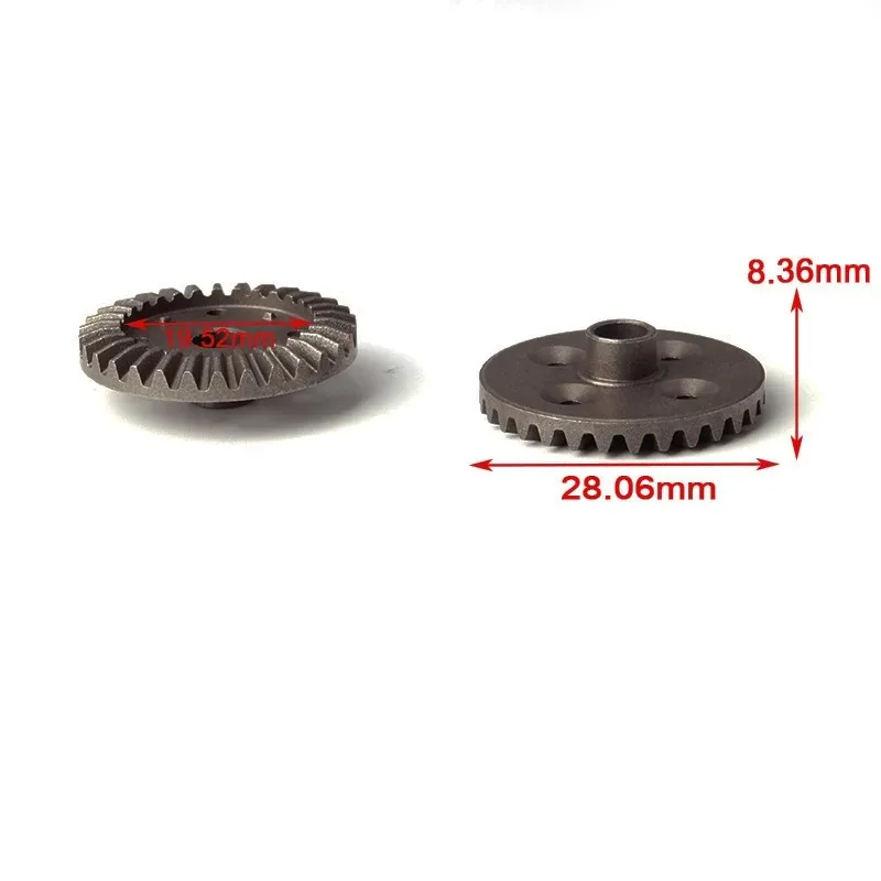 Metal Upgrade Differential Gear For 1 /12 1/14 WLtoys 12428 12423 12429  124017 124018 124016 124019144001 144010 RC Car Parts