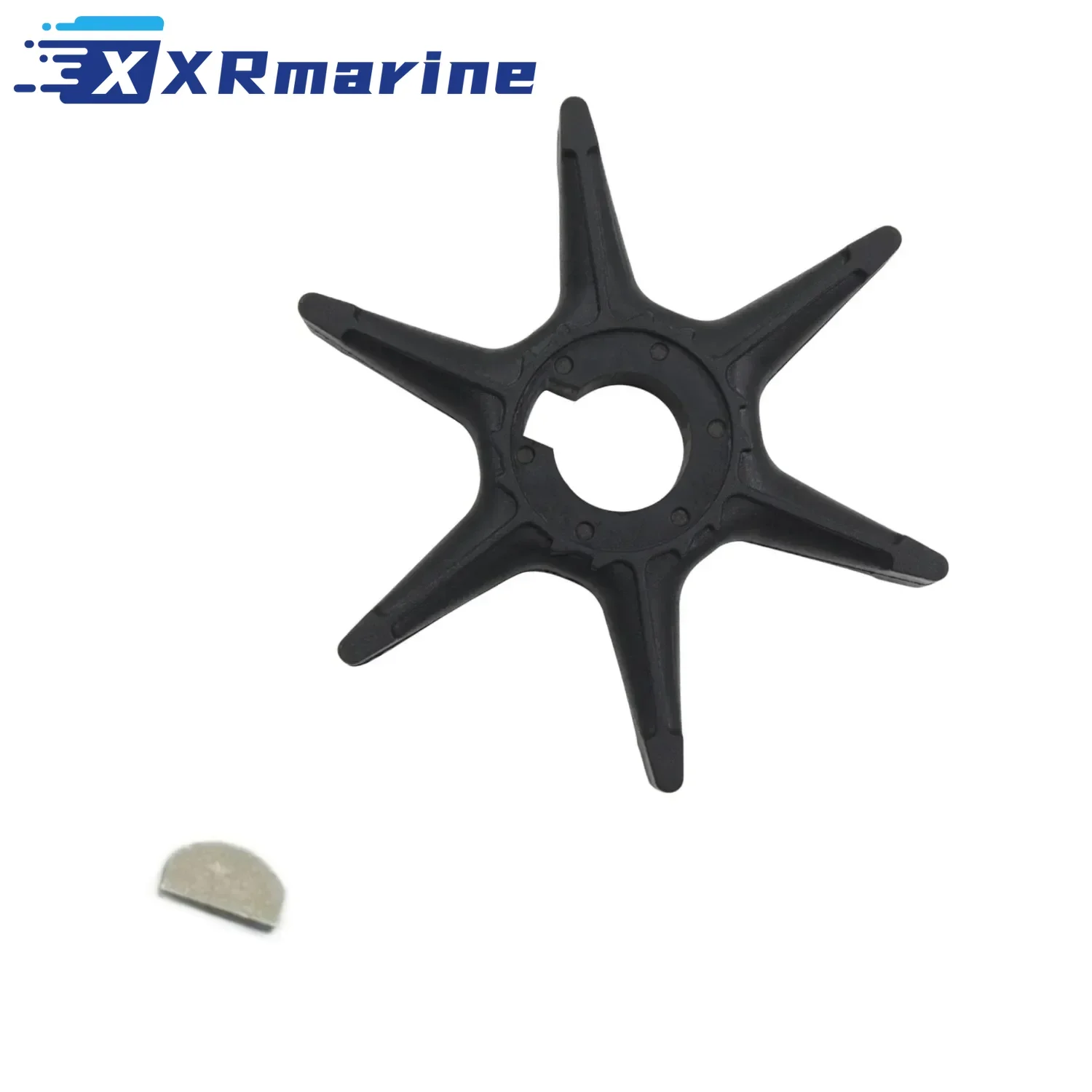 6G0-44352 Water Pump Impeller with Key 6G0-44352-00-00 for Yamaha 20hp 25hp Outboard Boat Motors 6G0-44352-00