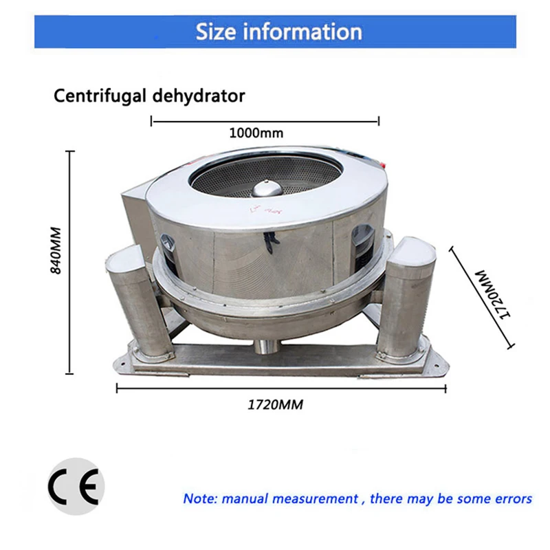 Li-Gong High Quality Potato Chips vegetable  Processing Vegetable Centrifugal Dewatering Machine