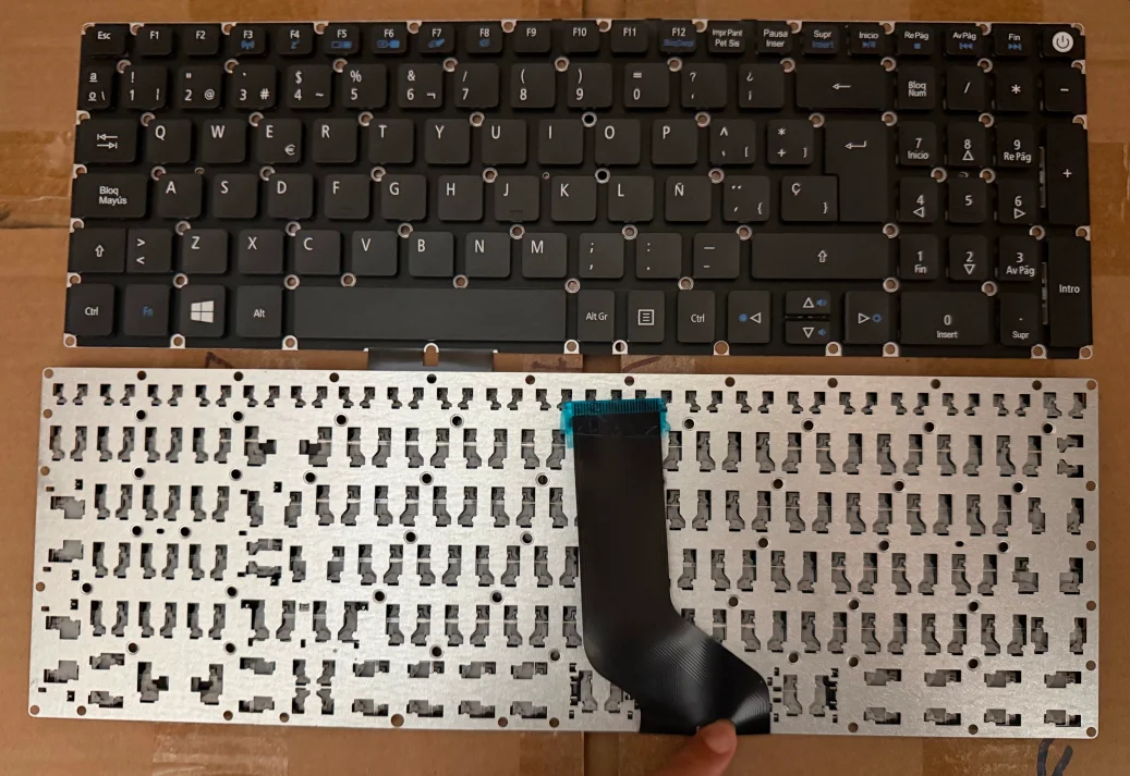 Spanish No-backlit keyboard for Acer E5-523 E5-532 E5-552 E5-553 E5-573 E5-574 E5-575 E5-576 E5-752,E5-772,E5-773