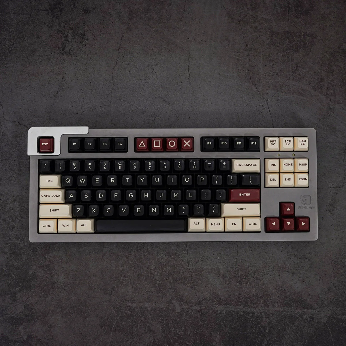 150 Keys Roman Keycaps ASA Height ABS Double Shot Ball Keys Split Spacebar for Mechanical Keyboard GK61 Anne Pro 2