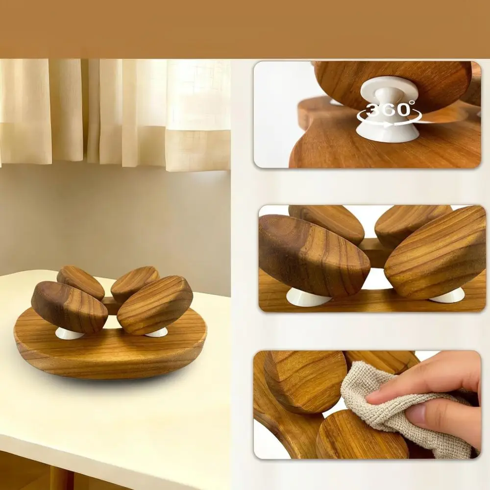 Natural Wood Sauna Pillow Ergonomic Head Neck Rest Breathable Support For Spa Relaxation Durable Wooden Bathing Accessory