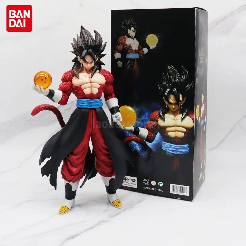 Anime Dragon Ball Gogeta Ssj4 figura Super Saiyan 4 Son Goku Vegeta estatuilla PVC modelo de figuras de acción juguete para niños regalo