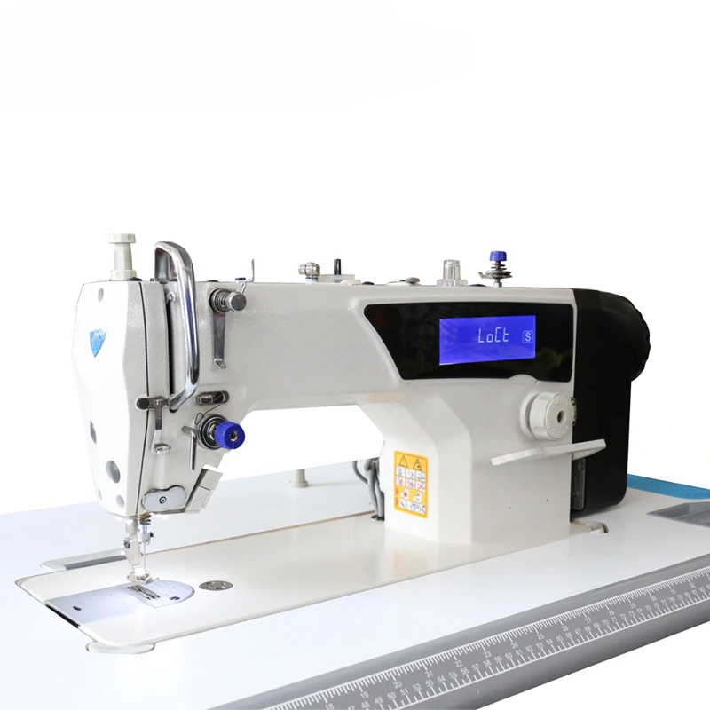 Effective mechatronics for HK-9989-D4 high speed Computer lockstitch sewing machine with touch screen and auto foot lifter