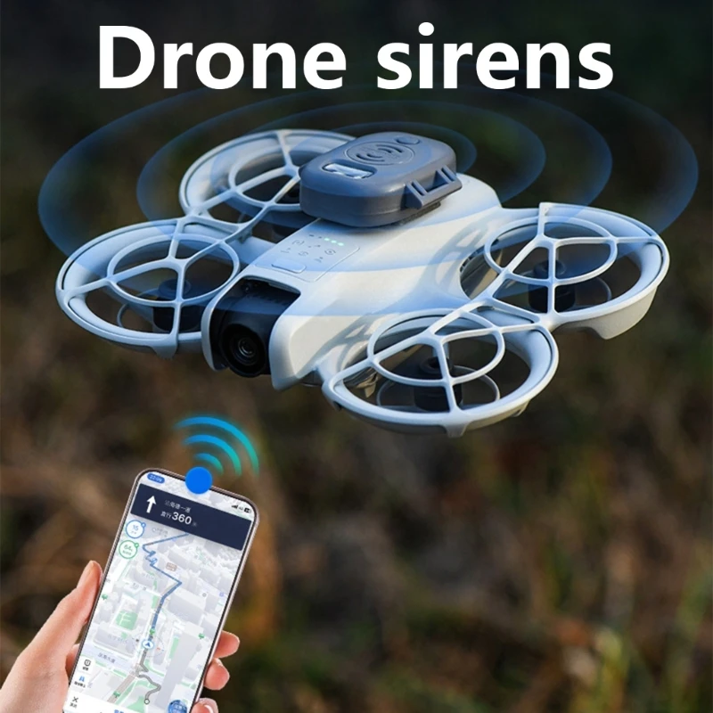 Drones Alarm Trackers for Drones Accessories Alarm Locators Quick Tacking Positioning Systems Lightweight Remote Alarm