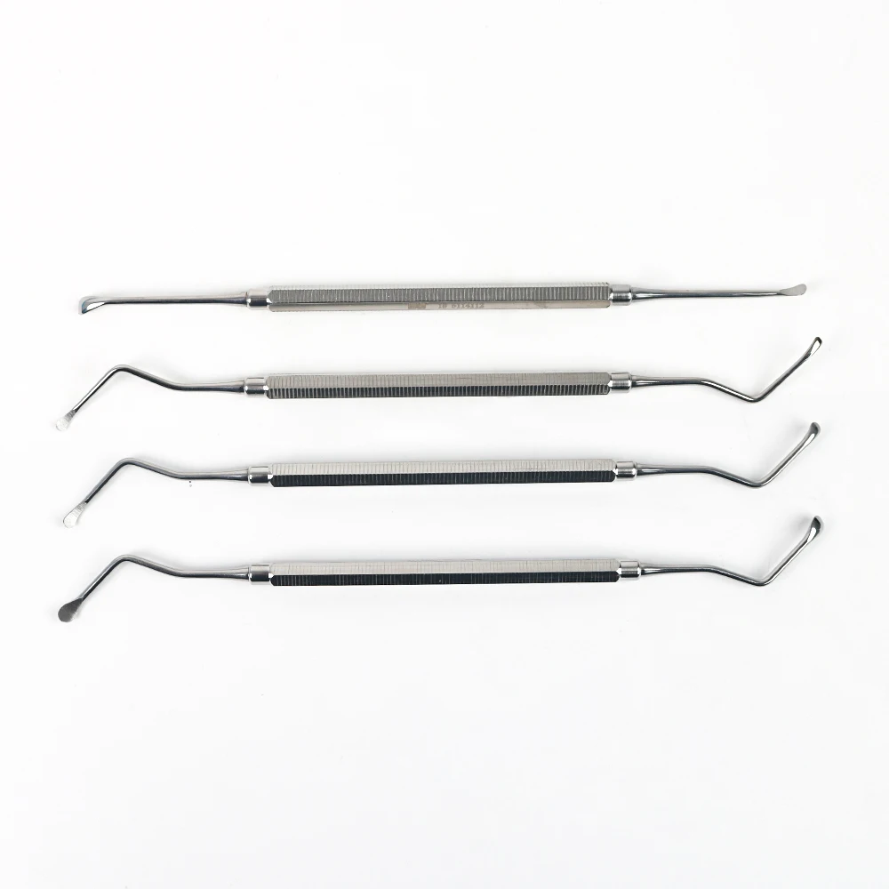 8pcs Dental Curette Double-ended High Quality Stainless Steel Periodontal Scaling Root Cleaning Instrument