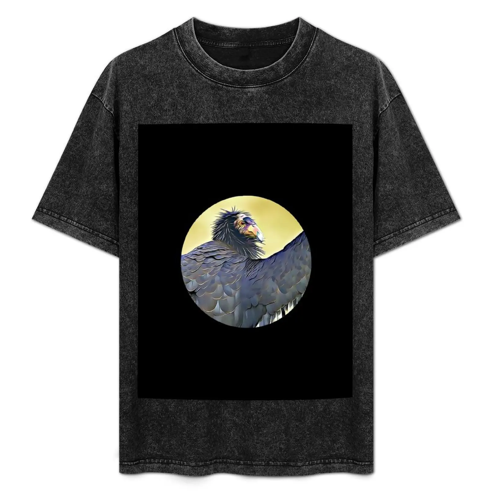 California Condor Portrait T-Shirt summer top funny gifts valentines boutique clothes Man t-shirt t shirt for men