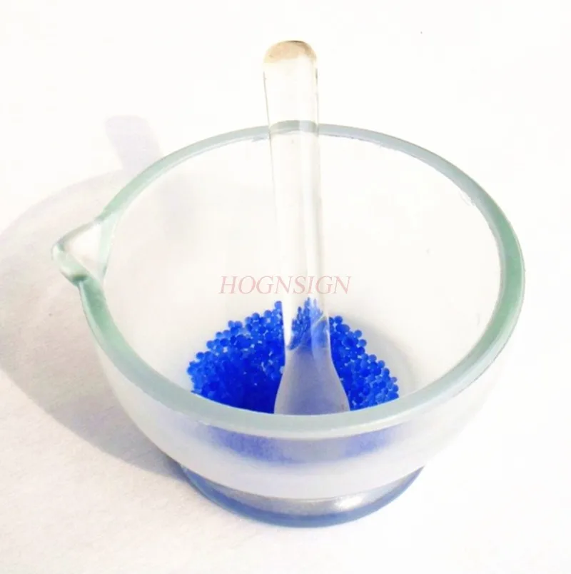 Diameter 90MM glass mortar and pestle ,educational equipment ,laboratory glass water ,lab equipment