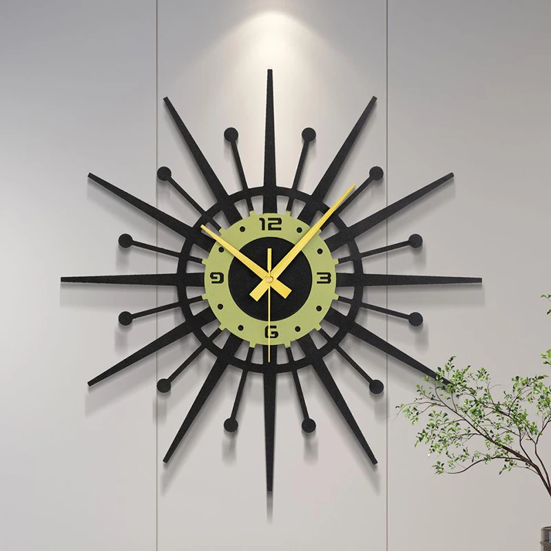 Luxury Wall Clock Modern Large Quartz Watch Living Room Bedroom Art Home Wall Clock Interior Elegant Decoration Hanging Clocks