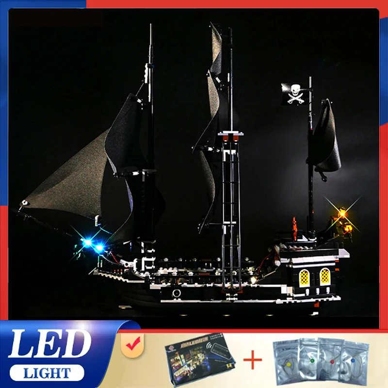 Diy LED Light Kit For LEGO 4184 The Black Pearl (Only LED Light,Without Blocks Model )