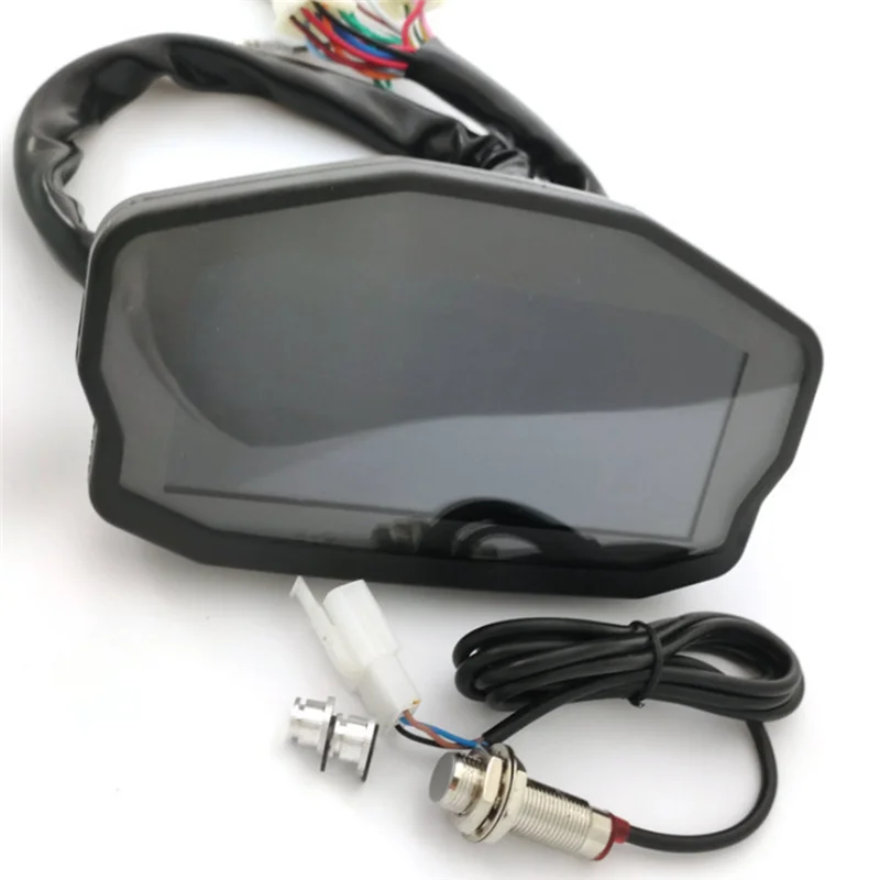 

Digital Motorcycle Speedometer LED Dashboard RPM For Honda Ducati Kawasaki Suzuki Parts