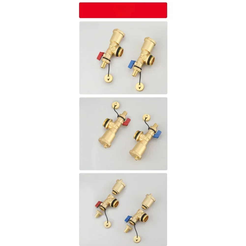 underfloor-heating-manifold-end-piece-set-1-inch-air-vent-drain-valve-set-with-pressure-gauge-for-underfloor-heating-system