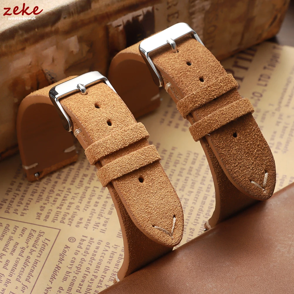 Vintage Soft Suede Leather Str - огляд і ціна Suede Strap Watch