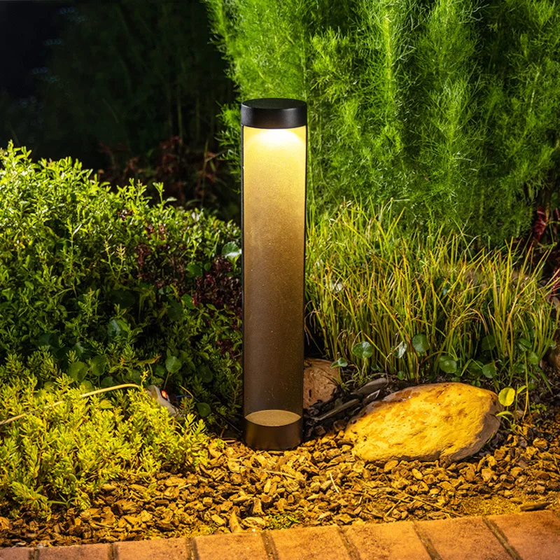 Waterproof IP65 LED Lawn Light AC85~265V Simple Aluminum Street lamp For Garden Path Landscape Villa Courtyard Villa Decorate