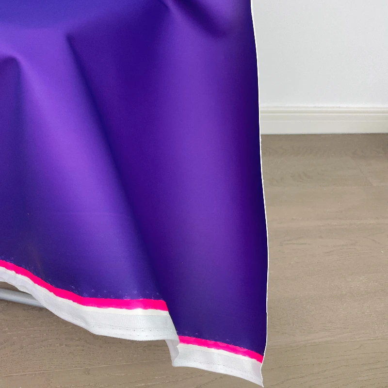 الذكية الحرارية بو الجلود النسيج الأرجواني الوردي اللون التحول Metaverse مصمم مخصص الربيع الصيف المواد التكنولوجية #3