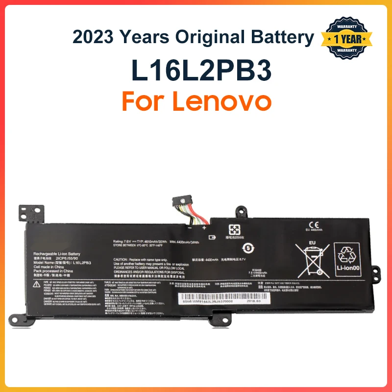 Imagem -02 - Bateria para Lenovo Ideapad L19d3pf5 L16l2pb3 314ada05 3-14are05 3-14iml05 3-15are05 3-15iil05 3-15iml05 L19c3pf7