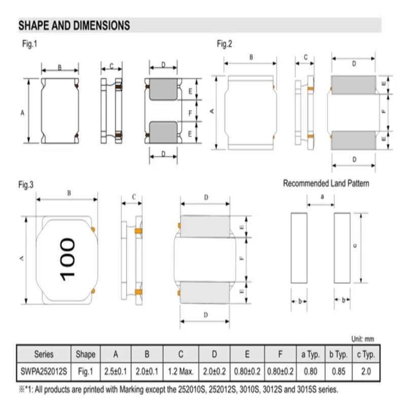 （50pcs）NR3015 Magnetic Shielded Power Inductor 1UH 1.5UH 2.2UH 3.3UH 4.7UH 6.8UH 10UH 12UH 15UH 22UH 33UH Patch Magnet