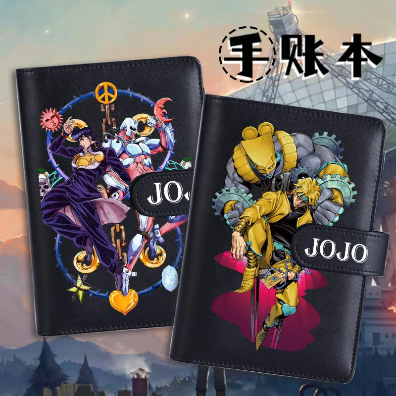 

Kujo Jotaro Kakyoin Noriaki Figures Anime Jojo'S Bizarre Adventure Peripheral Cartoon Notebook Account Book Diary Student Gift