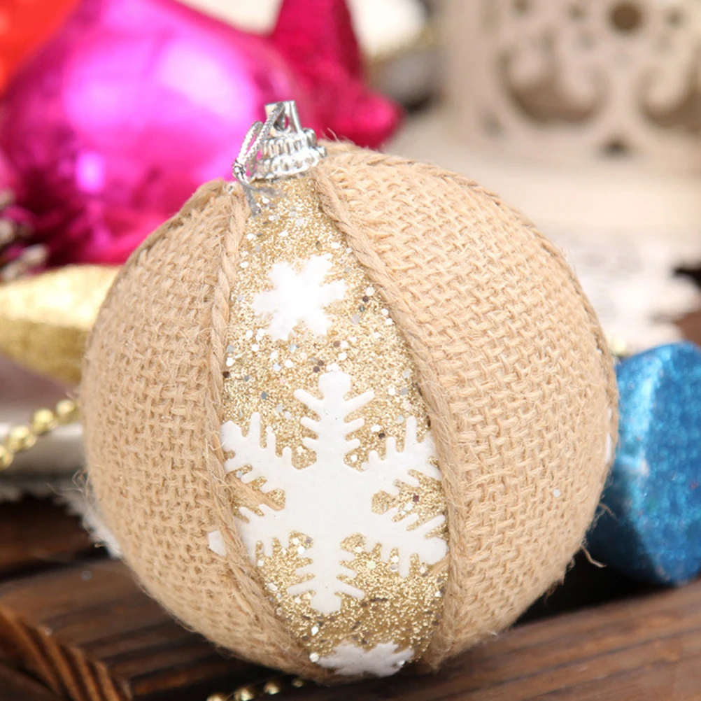 

2pcs Christmas Balls nament Lightweight Decorative Hanging Xmas Tree Wall Door Fireplace Supplies Home Decor