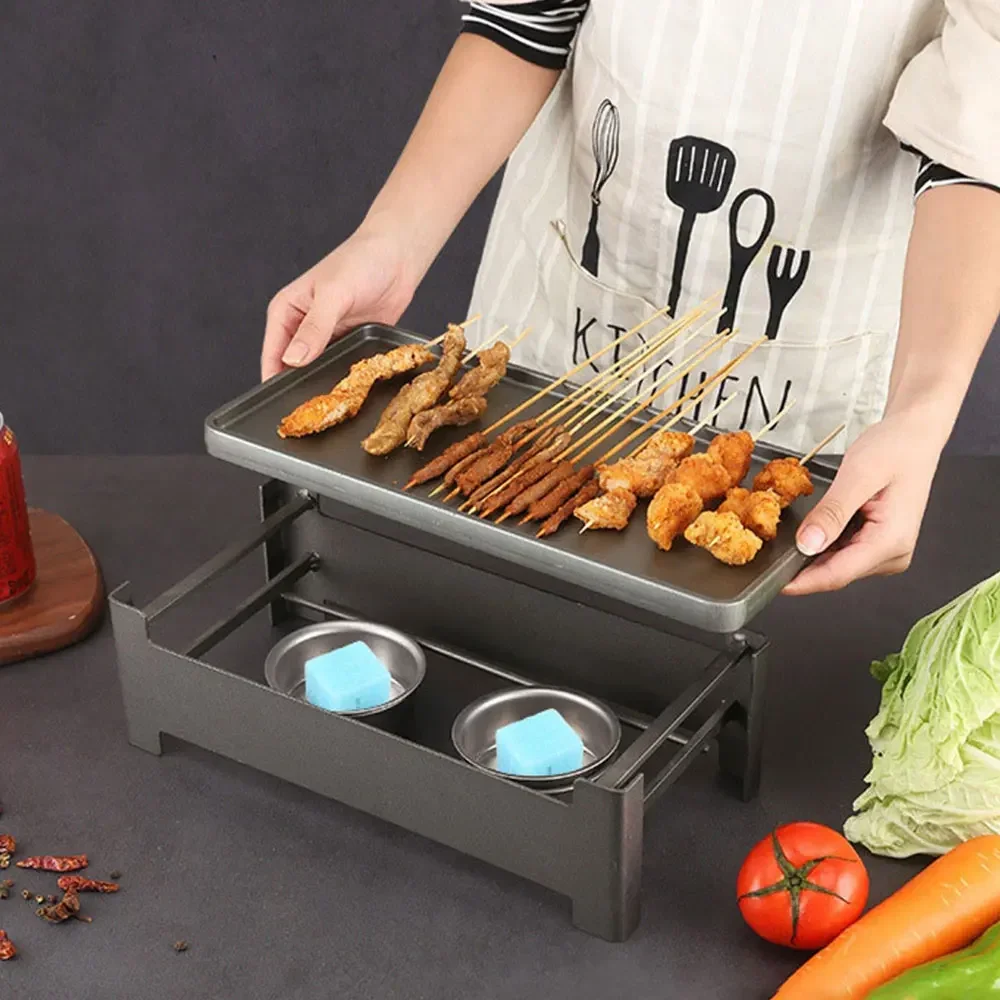 

#v Barbecue Skewer Grill BBQ Electric Machine Grillage Household Mini Grill Heating Stove Carbon Fire Heat Preservation