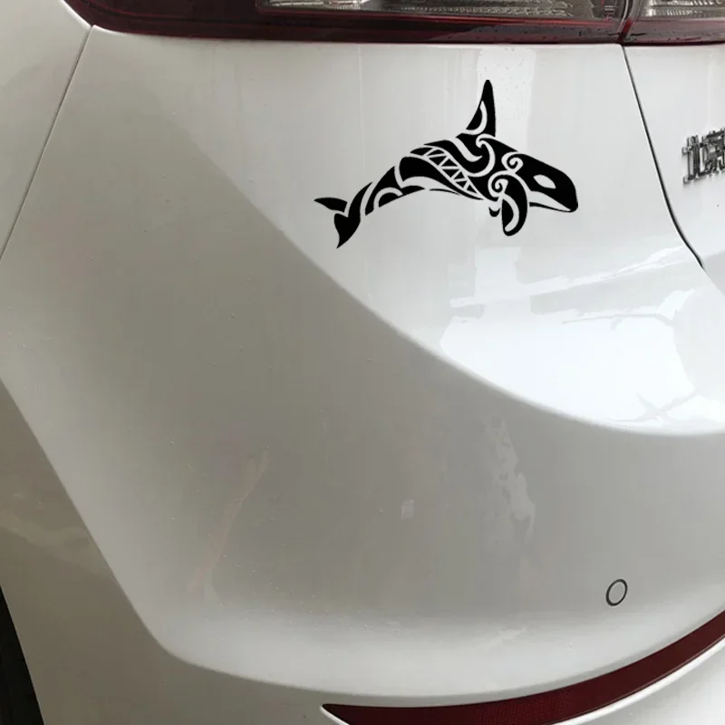 OFK Beautiful Killer Whale Decal Family Car Body Dress Up Car Stickers.