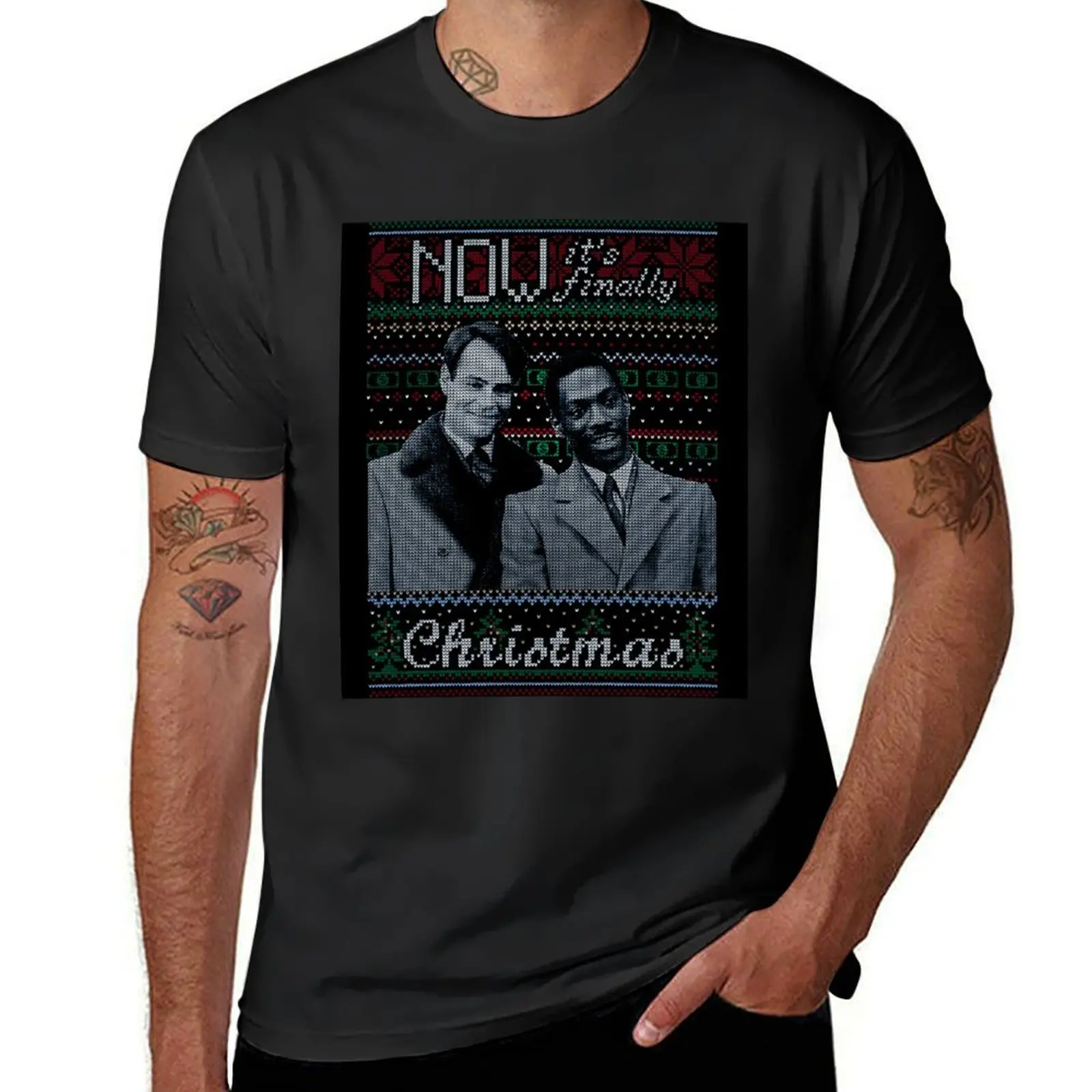 Finally Christmas! T-Shirt customs design your own graphics Men's clothing