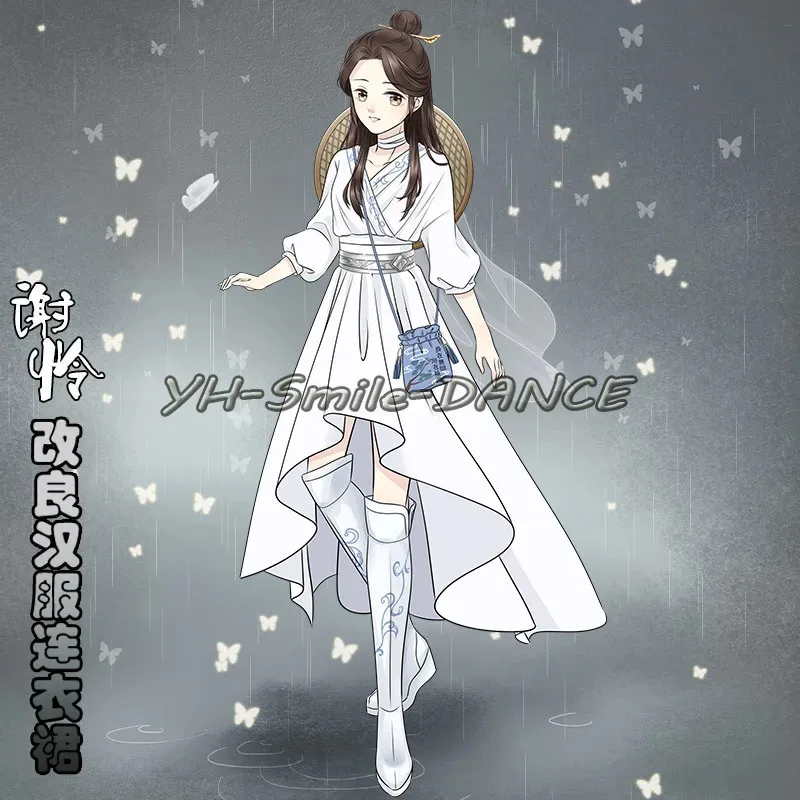 

Anime Mo Dao Zu Shi Wei Wuxian Cosplay Costume Lan Wangji Hanfu Retro Set Daily Dresses Gowns for Men and Women om[8