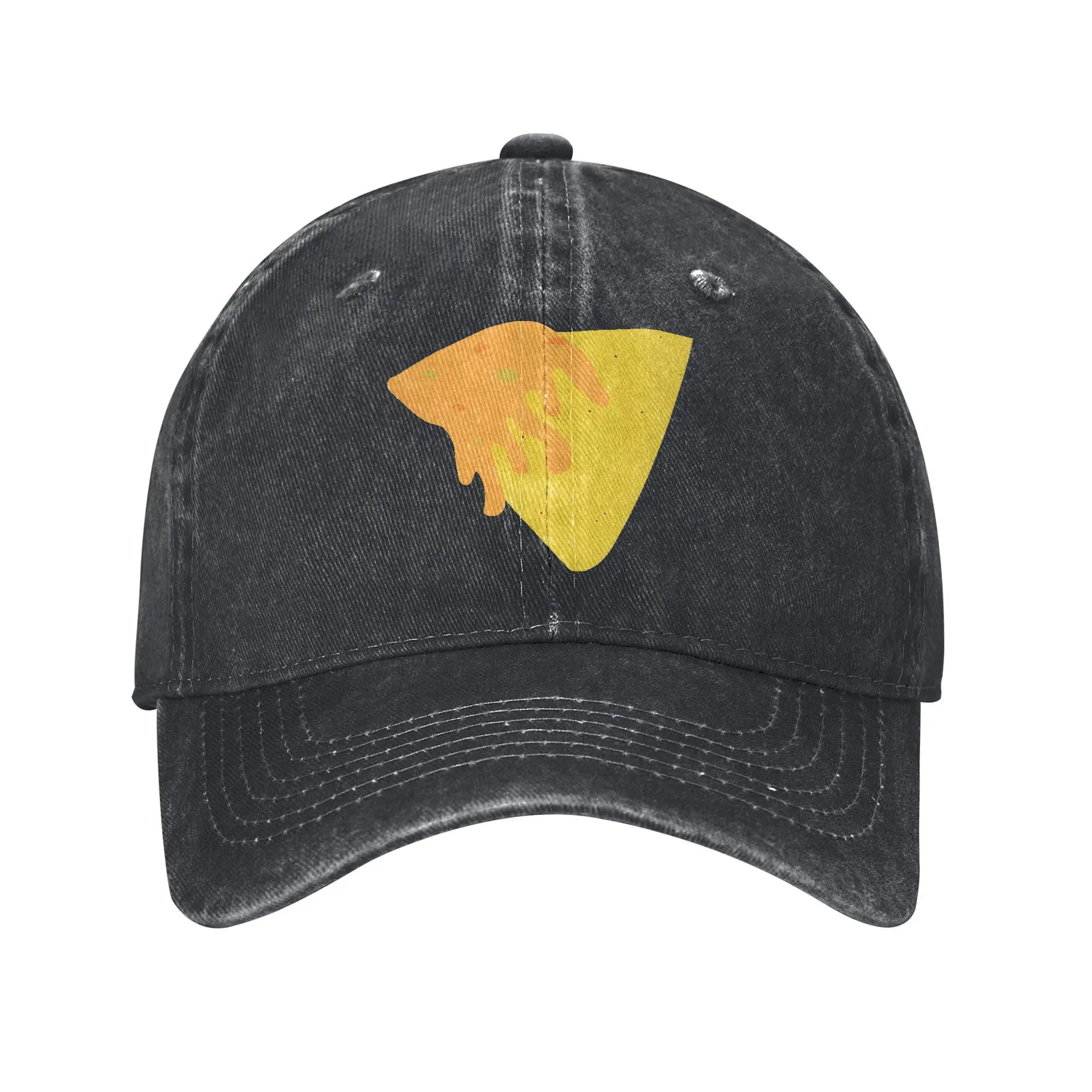 Dorito Tortilla Chip Washed Baseball Cap  Street Style Trucker Hat Summer Men Women Hunting Camping Snapback Cap