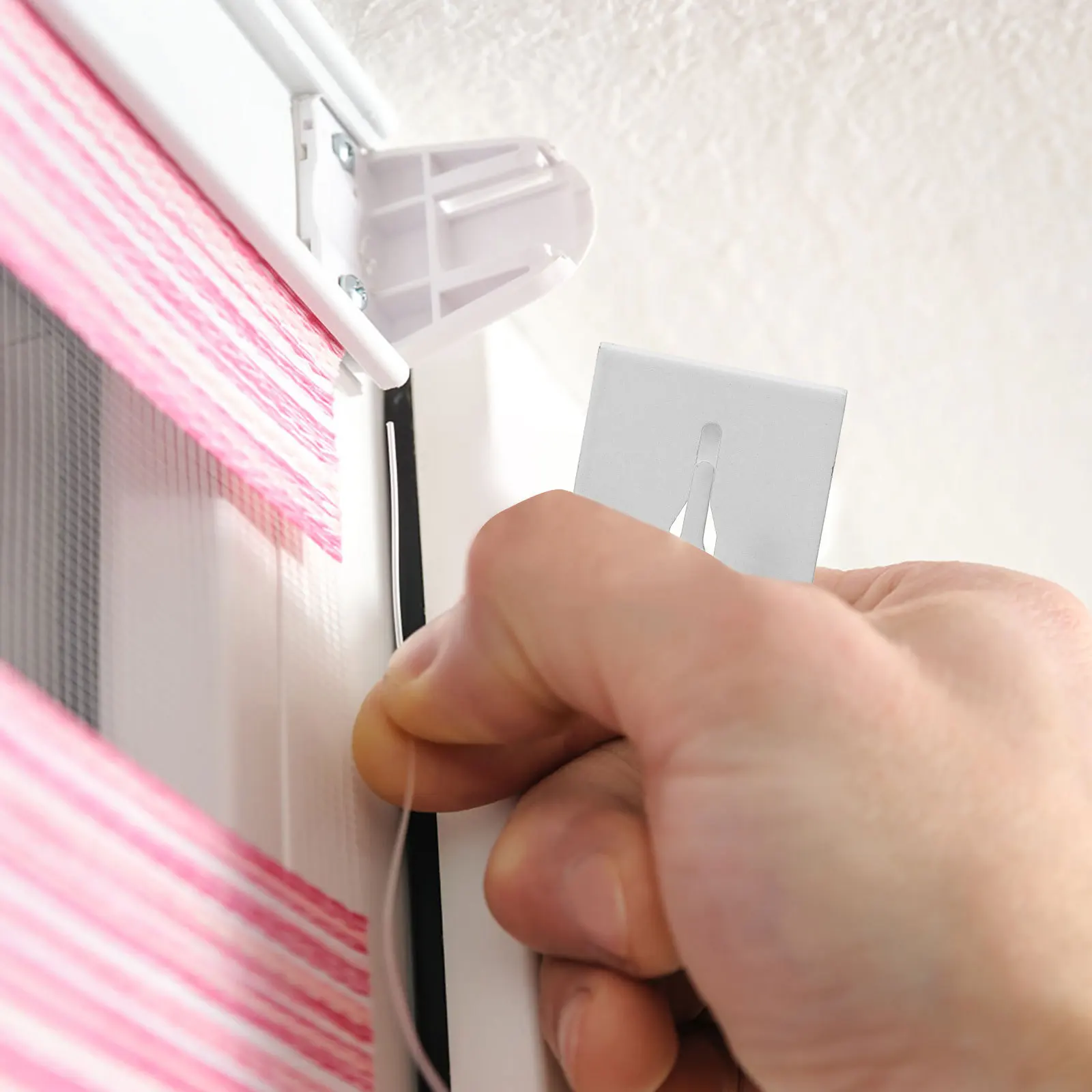 

10Pcs Metal Window Frame Clips for 12-20Mm Rail Decor Hooks No Drill Curtain Rod Brackets String Light Mounting Hangers Home