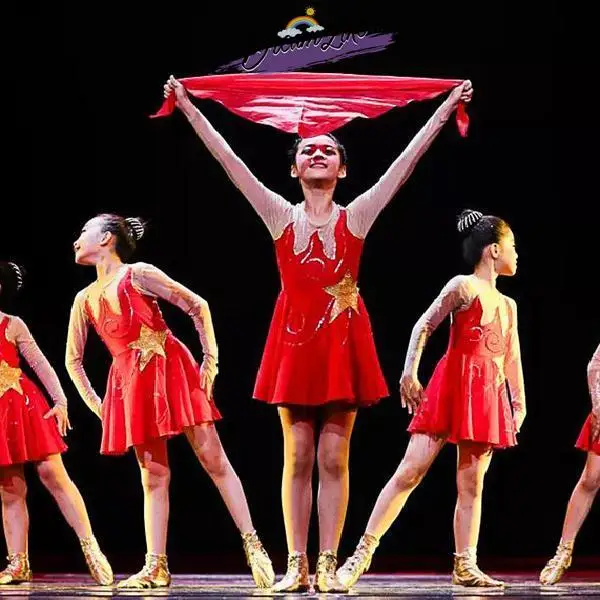 

Костюм для танца «Десять маленьких лотосовых духоносцев», сценический наряд для выступлений, костюм для детского хора, комплект для выступлений на открытом воздухе