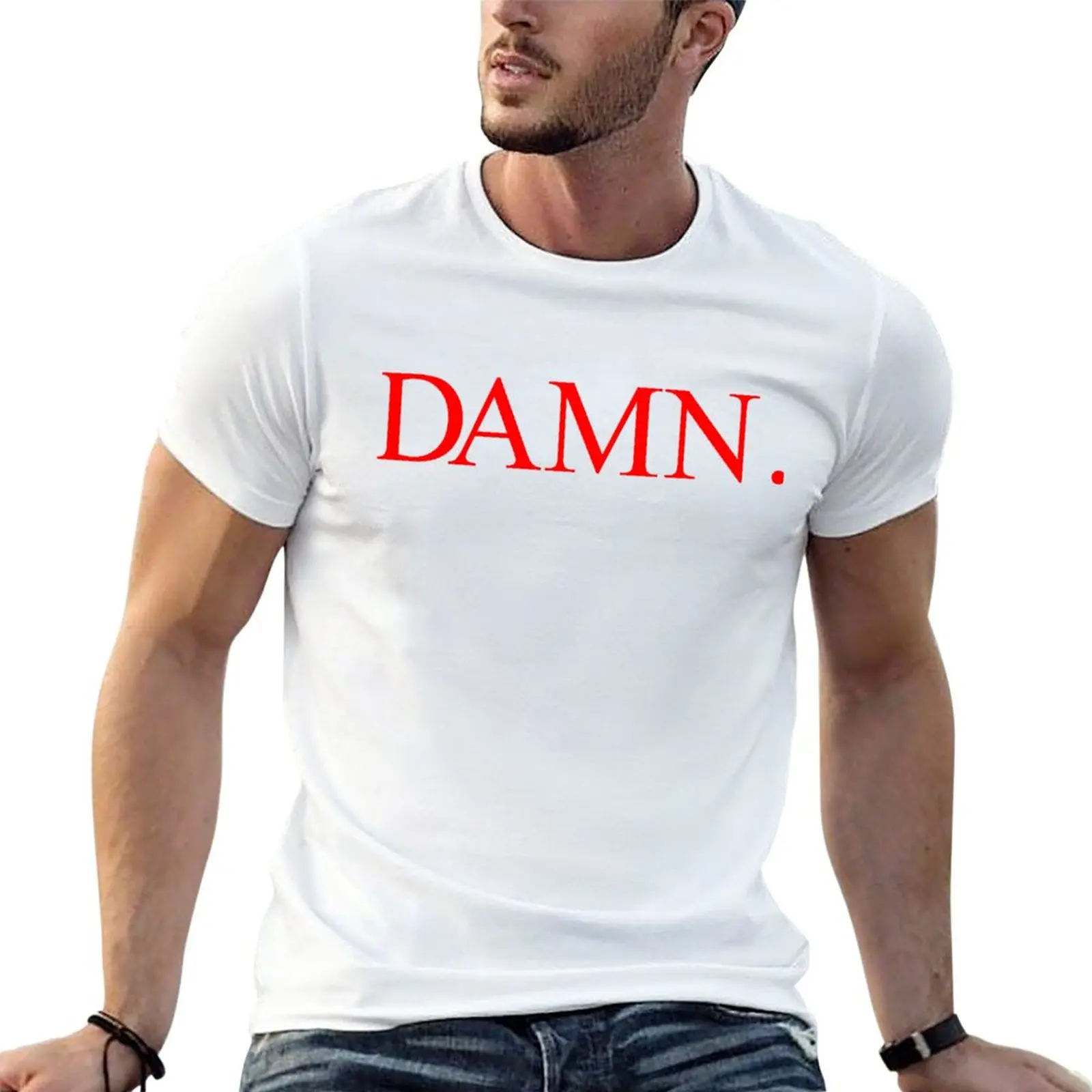 

New Kendrick Lamar DAMN. Red T-Shirt kawaii clothes anime clothes funny t shirts t shirts for men pack