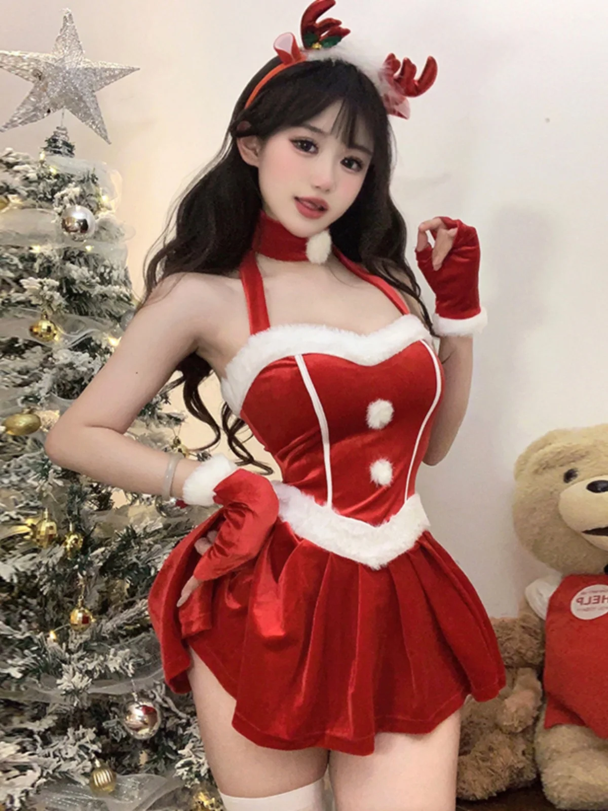 

Сексуальные Pure Desire Cisas Velvet Dr Ночной клуб Танцы KTV Little Sister Трапеция с низкой талией Dr Весенний сезон Женский Dr