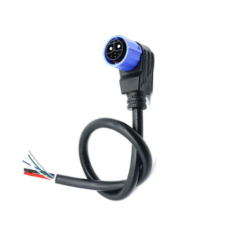 AliExpress DIVEDEER M25 2+4 Battery Connector Bike Sharing Male With 50cm Line Energy Storage Cable E-blike Electric Lithium Battery Charging Plug