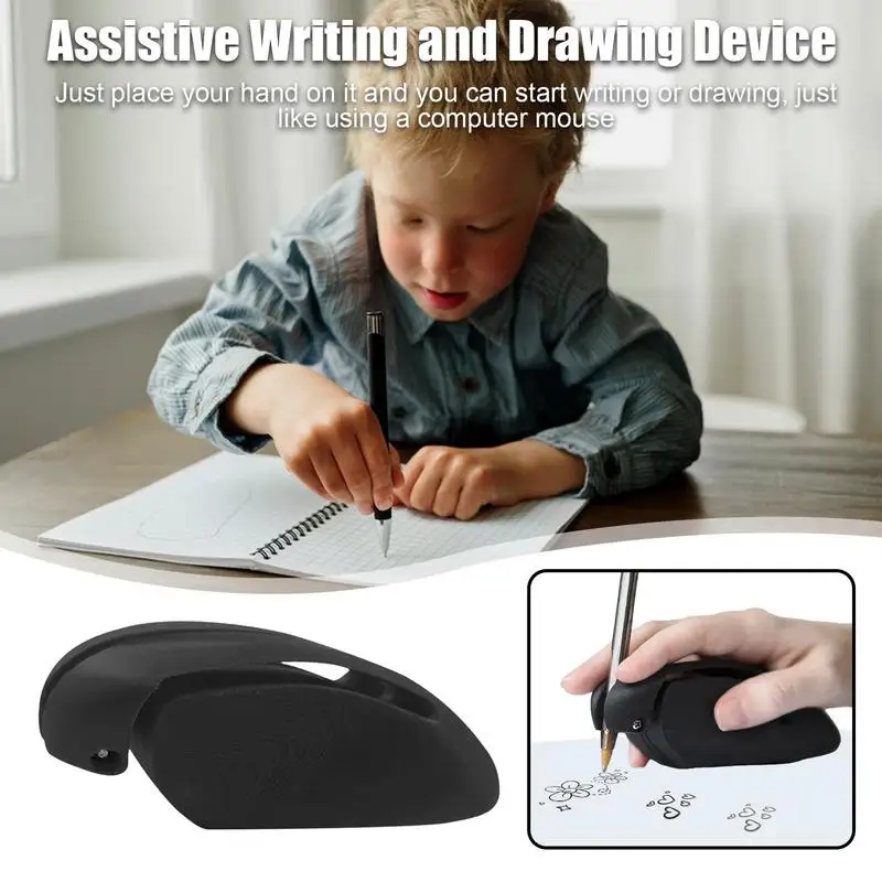 Assistive Devices For Weak Hands Writing 3D Reusable Grooved Handwriting Pen Grips Posture Correction Finger Holder Tool For